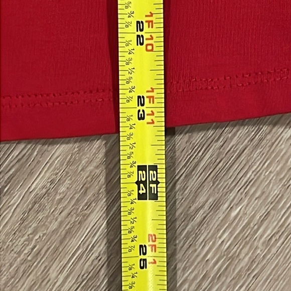 Boston Proper Women's Shirt Small Red Cutout Mock Stretch Fitted Bodycon - Picture 14 of 14